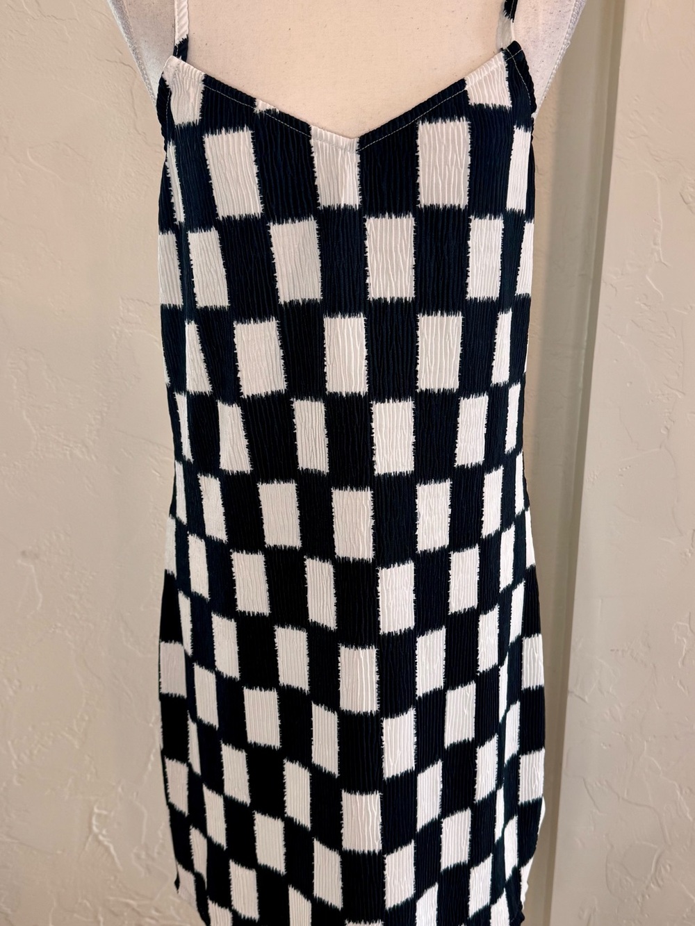 Vans Checkerboard Dress 🖤 White Black Spaghetti Strap Y2K Skater Streetwear